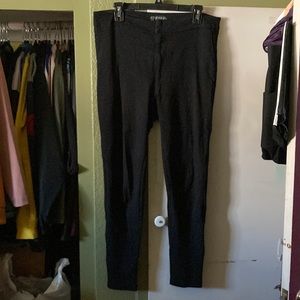 Black Elastic Pants